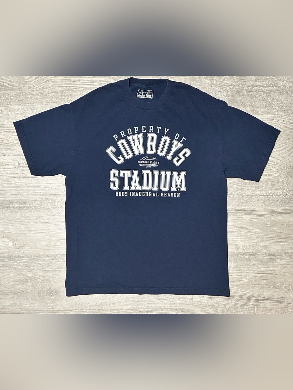 2009 Dallas Cowboys Cowboys Stadium Inaugural Season Graphic T-Shirt